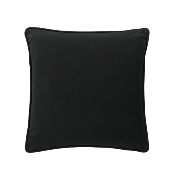 CARBONE ΔΙΑΚΟΣΜΗΤΙΚΟ ΜΑΞΙΛΑΡΙ 45x45cm ΒΕΛΟΥΔΟ ΜΑΥΡΟ 025354 - Image 2