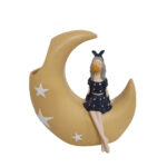 LUNA ΔΙΑΚΟΣΜΗΤΙΚΗ ΦΙΓΟΥΡΑ 15x8x16cm POLYRESIN ΠΟΛΥΧΡΩΜΟ 025444 - Image 2