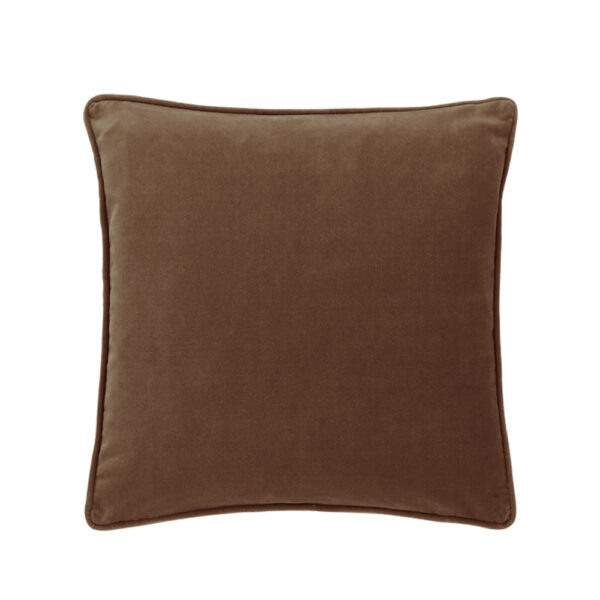 CAMU ΔΙΑΚΟΣΜΗΤΙΚΟ ΜΑΞΙΛΑΡΙ 45x45cm ΒΕΛΟΥΔΟ ΚΑΦΕ 025606 - Image 2