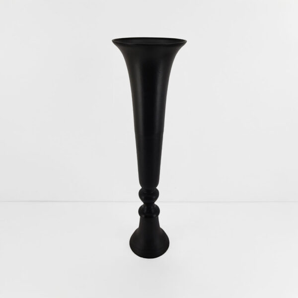 FLORES ΒΑΖΟ 20x20x71cm ΑΛΟΥΜΙΝΙΟ ΜΑΥΡΟ 026005 - Image 4