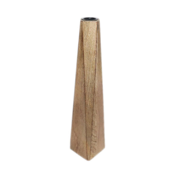 TRIGONAL ΚΗΡΟΠΗΓΙΟ 7x7x31cm ΞΥΛΟ ΦΥΣΙΚΟ 026488 - Image 2
