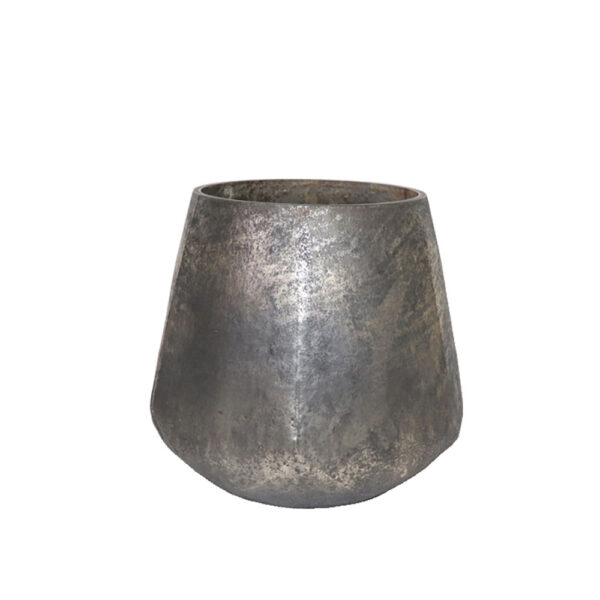 CAMPAL ΒΑΣΗ ΡΕΣΩ 18x18x16cm ΓΥΑΛΙ ΧΡΥΣΟ ΜΠΡΟΝΖΕ ΑΣΗΜΙ 027026 - Image 2