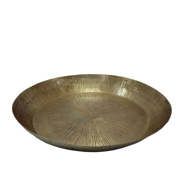 ERDUS ΔΙΣΚΟΣ ΔΙΑΚΟΣΜΗΣΗΣ 50x50x7cm ΑΛΟΥΜΙΝΙΟ ΧΡΥΣΟ 027070 - Image 2