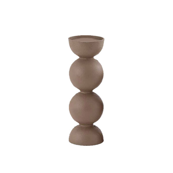 FORMAS ΚΗΡΟΠΗΓΙΟ 8x8x24cm ΑΛΟΥΜΙΝΙΟ BEIGE ROUGH 027129 - Image 4