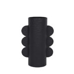 OREJA ΒΑΖΟ 17x10x31cm ΜΕΤΑΛΛΟ ΜΑΥΡΟ 027255 - Image 3
