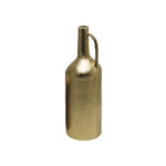 BOTTLE 30,5 ΒΑΖΟ 10x10x31cm ΑΛΟΥΜΙΝΙΟ ΧΡΥΣΟ ANTIQUE 027941 - Image 2