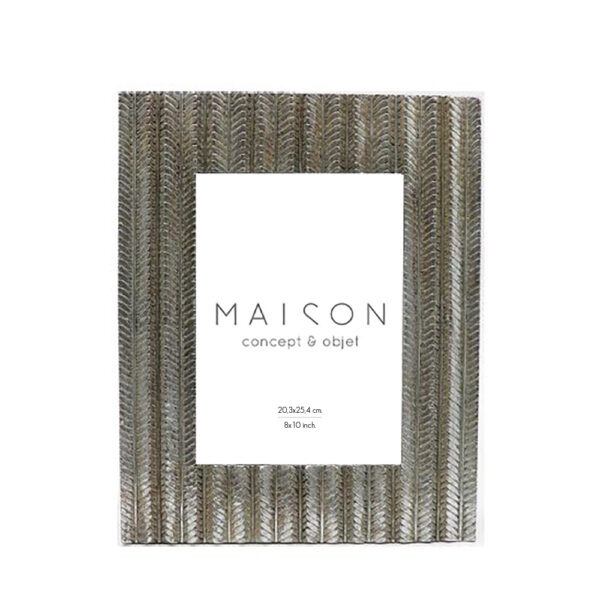 FISHBONE ΚΟΡΝΙΖΑ 26x2x31cm POLYRESIN ΑΣΗΜΙ ΑΝΤΙΚΕ ΓΥΑΛΙ 028382 - Image 2