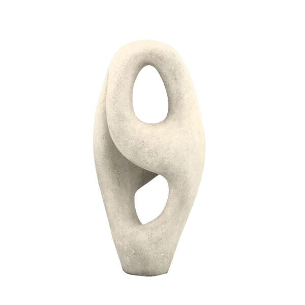 POLL ΔΙΑΚΟΣΜΗΤΙΚΟ 10x10x20cm POLYRESIN ΚΡΕΜ 028393 - Image 2