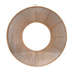 STACHI ΔΙΑΚΟΣΜΗΤΙΚΟ ΤΟΙΧΟΥ 160x2.5cm PE RATTAN ΦΥΣΙΚΟ ΜΕΤΑΛΛΟ 028579 - Image 2