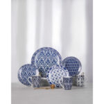 FELICIA ΚΟΥΠΑ 8x8x11cm NEW BONE CHINA ΛΕΥΚΟ ΜΠΛΕ 028878 - Image 4