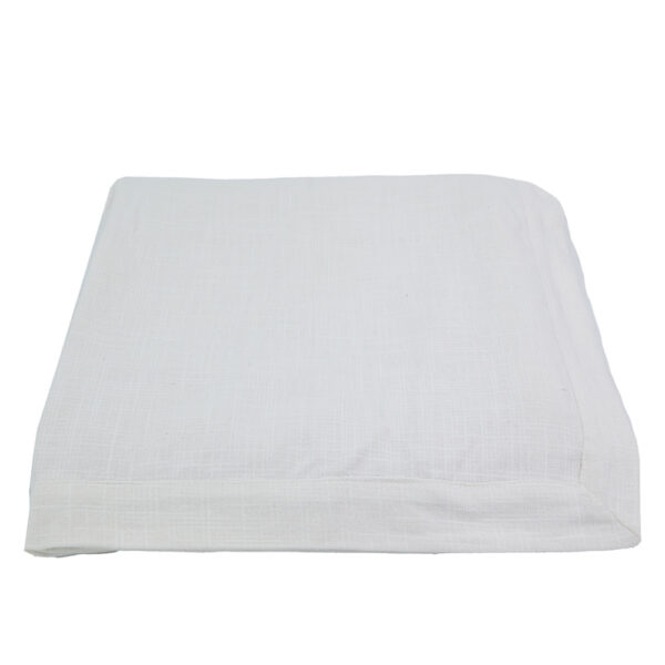 MANTEL BLANC C ΤΡΑΠΕΖΟΜΑΝΤΗΛΟ 300x140cm ΒΑΜΒΑΚΙ ΛΕΥΚΟ 028973 - Image 2