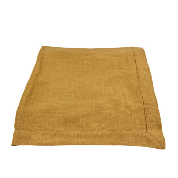 MANTEL MUSTARD C ΤΡΑΠΕΖΟΜΑΝΤΗΛΟ 300x140cm ΒΑΜΒΑΚΙ ΜΟΥΣΤΑΡΔΙ 028982 - Image 2