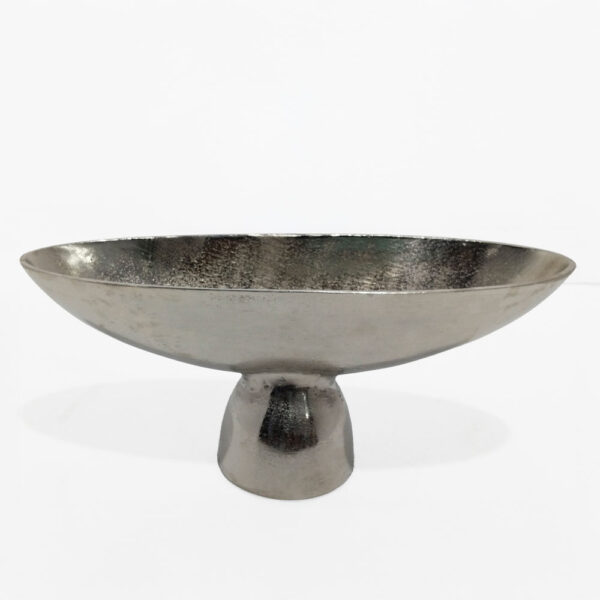 MENDO ΜΠΩΛ ΜΕ ΠΟΔΙ 46x15x20cm ΑΛΟΥΜΙΝΙΟ SILVER NICKEL 029008 - Image 4