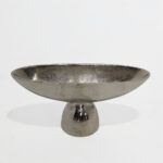 MENDO ΜΠΩΛ ΜΕ ΠΟΔΙ 36x12x15cm ΑΛΟΥΜΙΝΙΟ SILVER NICKEL 029009 - Image 4