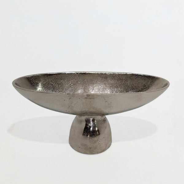 MENDO ΜΠΩΛ ΜΕ ΠΟΔΙ 36x12x15cm ΑΛΟΥΜΙΝΙΟ SILVER NICKEL 029009 - Image 4