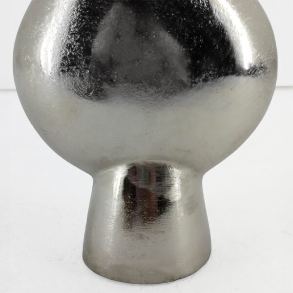 DOTO ΒΑΖΟ 16x8x18cm ΑΛΟΥΜΙΝΙΟ SILVER NICKEL 029025 - Image 6
