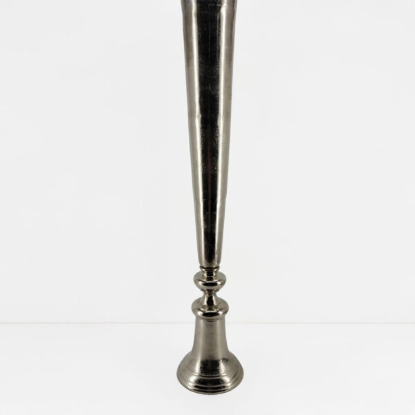 FLORES ΒΑΖΟ 26x26x115cm ΑΛΟΥΜΙΝΙΟ SILVER NICKEL 029030 - Image 6