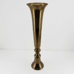 FLORES ΒΑΖΟ 20x20x71cm ΑΛΟΥΜΙΝΙΟ ΧΡΥΣΟ 029059 - Image 4