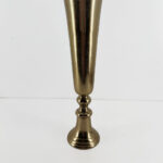 FLORES ΒΑΖΟ 19x19x55cm ΑΛΟΥΜΙΝΙΟ ΧΡΥΣΟ 029060 - Image 3