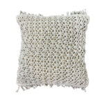 ANALA ΔΙΑΚΟΣΜΗΤΙΚΟ ΜΑΞΙΛΑΡΙ MACRAME 45x45cm ΒΑΜΒΑΚΙ IVORY POLYESTER 029113 - Image 2