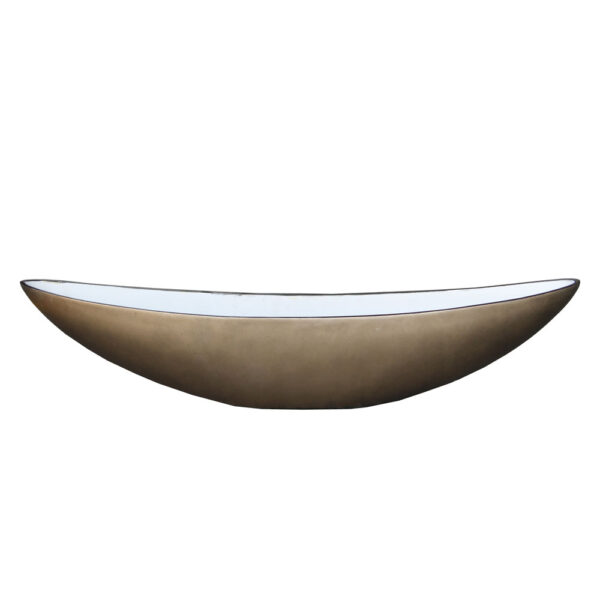 AMBROSIA ΜΠΩΛ ΔΙΑΚΟΣΜΗΣΗΣ 90x18x20cm ΤΕΧΝΗΤΗ ΠΕΤΡΑ BRASS ANTIKE 029275 - Image 2