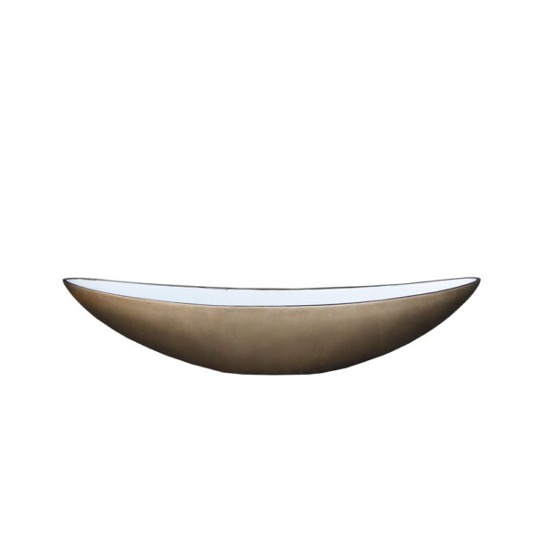 AMBROSIA ΜΠΩΛ ΔΙΑΚΟΣΜΗΣΗΣ 60x14x15cm ΤΕΧΝΗΤΗ ΠΕΤΡΑ BRASS ANTIKE 029276 - Image 2