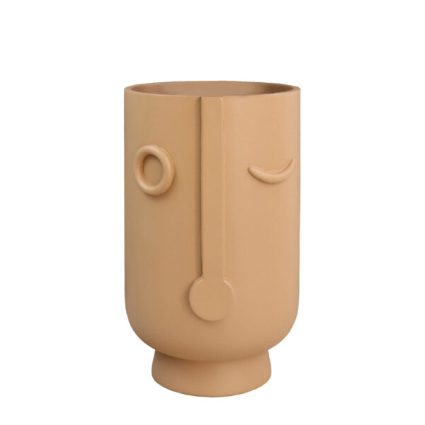 FIRA ΒΑΖΟ 16x15x25cm POLYRESIN TERRACOTTA 029662 - Image 2
