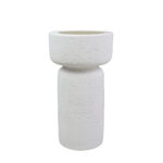 INGER ΚΗΡΟΠΗΓΙΟ 11x11x21cm POLYRESIN ΛΕΥΚΟ 029666 - Image 3
