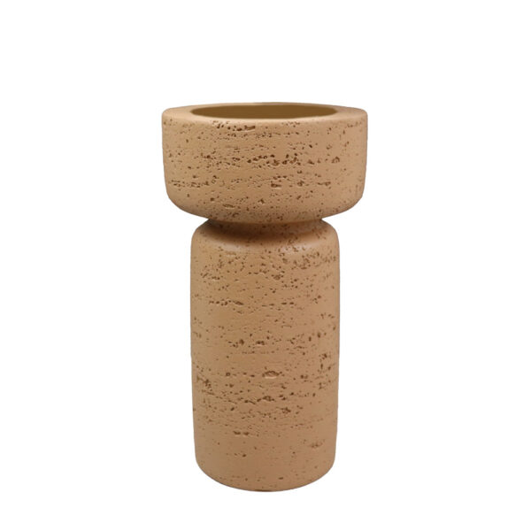 INGER ΚΗΡΟΠΗΓΙΟ 11x11x21cm POLYRESIN TERRACOTTA 029667 - Image 3