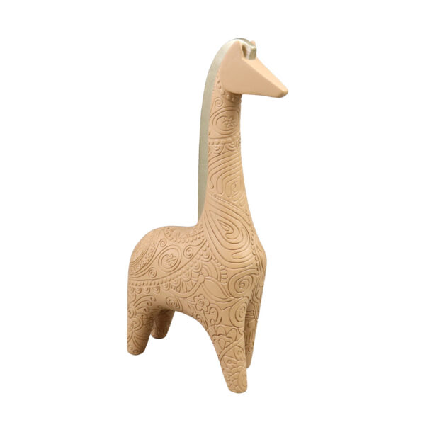 GRAZER ΔΙΑΚΟΣΜΗΤΙΚΟ ΚΑΜΗΛΟΠΑΡΔΑΛΗ 15x6x26cm POLYRESIN TERRACOTTA 029674 - Image 2