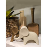 INGOR ΔΙΑΚΟΣΜΗΤΙΚΟ ΕΛΕΦΑΝΤΑΣ 18x9x14cm POLYRESIN TERRACOTTA 029679 - Image 4
