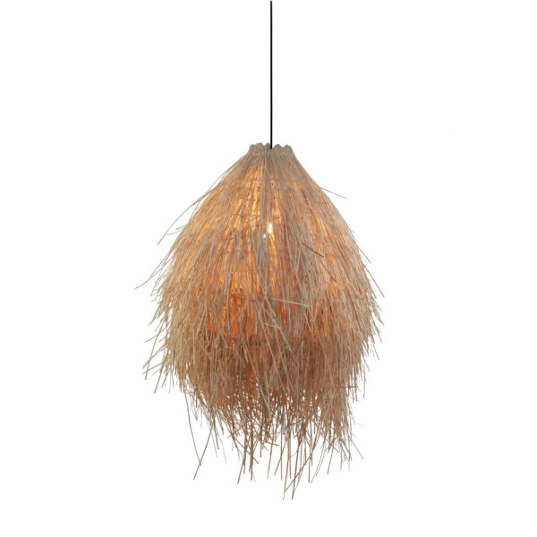 MANILA ΦΩΤΙΣΤΙΚΟ ΟΡΟΦΗΣ 51x51x70cm RATTAN ΦΥΣΙΚΟ 029703 - Image 2