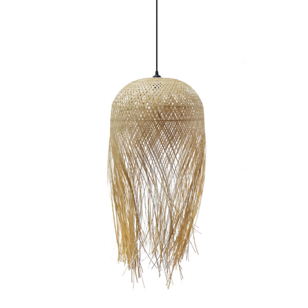 MANILA ΦΩΤΙΣΤΙΚΟ ΟΡΟΦΗΣ 40x40x70cm RATTAN ΦΥΣΙΚΟ 029705 - Image 2