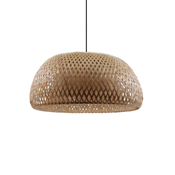 CONGO ΦΩΤΙΣΤΙΚΟ ΟΡΟΦΗΣ 45x45x22cm RATTAN ΦΥΣΙΚΟ 029712 - Image 2