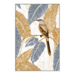 FEELS LIKE SPRING ΠΙΝΑΚΑΣ ΔΙΑΚΟΣΜΗΣΗΣ 83x123x4cm ΚΑΜΒΑΣ ΠΟΛΥΧΡΩΜΟ ΞΥΛΟ ΓΚΡΙ 029764 - Image 3