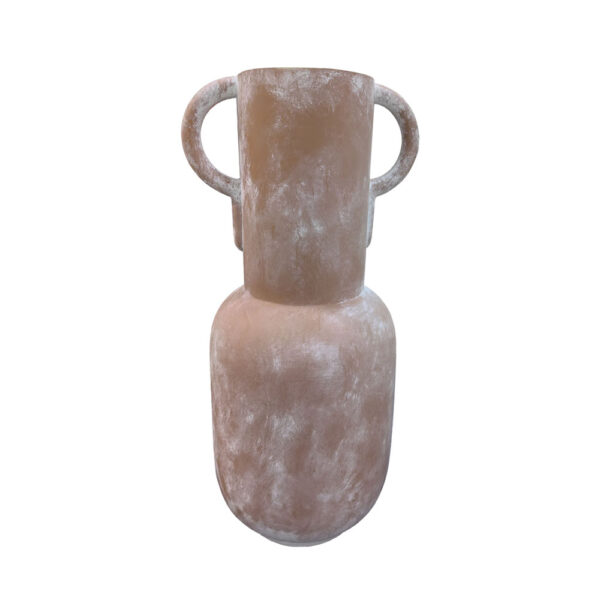 AREOPOLI ΓΛΑΣΤΡΑ 51x43.5x106cm FIBER GLASS ΚΕΡΑΜΙΔΙ ΛΕΥΚΟ 029775 - Image 2