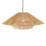 HAT A ΦΩΤΙΣΤΙΚΟ ΟΡΟΦΗΣ 60x60x23cm ΜΕΤΑΛΛΟ ΦΥΣΙΚΟ ΛΕΥΚΟ ΣΧΟΙΝΙ 029797 - Image 2