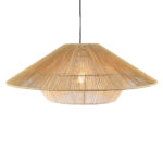 HAT B ΦΩΤΙΣΤΙΚΟ ΟΡΟΦΗΣ 50x50x19cm ΜΕΤΑΛΛΟ ΦΥΣΙΚΟ ΛΕΥΚΟ ΣΧΟΙΝΙ 029798 - Image 2