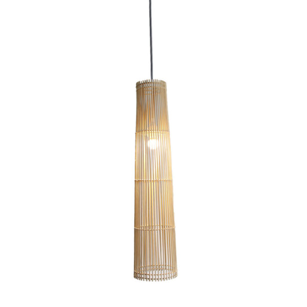 SIKKIM ΦΩΤΙΣΤΙΚΟ ΟΡΟΦΗΣ 19x19x83cm ΜΕΤΑΛΛΟ ΦΥΣΙΚΟ BAMBOO 029804 - Image 2
