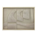 AIRY SHADOWS ΠΙΝΑΚΑΣ ΔΙΑΚΟΣΜΗΣΗΣ 70x50x3cm ΞΥΛΟ ΜΠΕΖ ΜΠΕΖ 029830 - Image 2