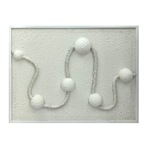 WHITE CLOUDS ΠΙΝΑΚΑΣ ΔΙΑΚΟΣΜΗΣΗΣ 80x60x7cm ΞΥΛΟ ΛΕΥΚΟ ΛΕΥΚΟ 029832 - Image 2