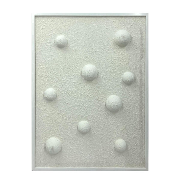 WHITE CLOUDS ΠΙΝΑΚΑΣ ΔΙΑΚΟΣΜΗΣΗΣ 60x80x6cm ΞΥΛΟ ΛΕΥΚΟ ΛΕΥΚΟ 029833 - Image 2