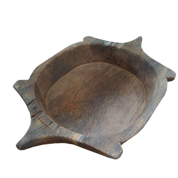 TURTLE ΔΙΣΚΟΣ ΔΙΑΚΟΣΜΗΣΗΣ 38x23x13cm ΞΥΛΟ ΚΑΦΕ 029887 - Image 5