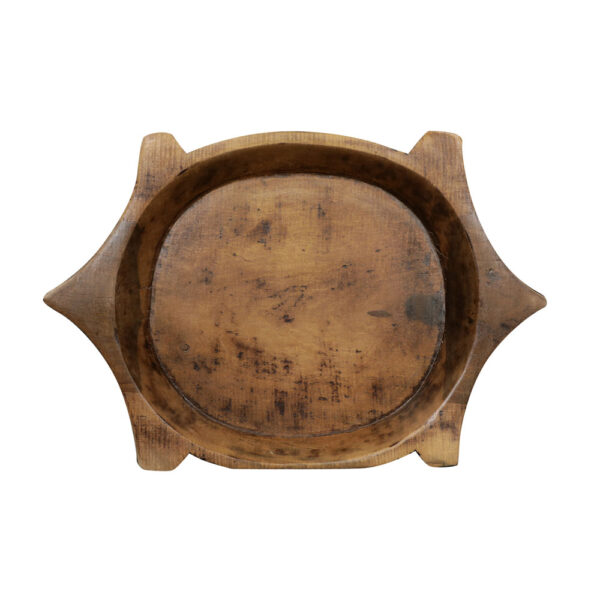 TURTLE ΔΙΣΚΟΣ ΔΙΑΚΟΣΜΗΣΗΣ 38x23x13cm ΞΥΛΟ ΚΑΦΕ 029887 - Image 6