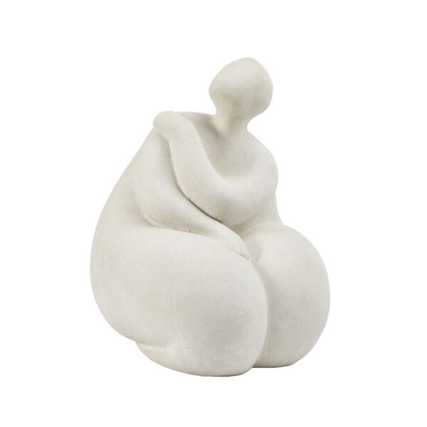 LIAN ΔΙΑΚΟΣΜΗΤΙΚΗ ΦΙΓΟΥΡΑ 30x26x36cm TERRACOTTA ΛΕΥΚΟ 029920 - Image 2