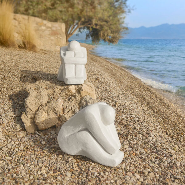 HARPER ΔΙΑΚΟΣΜΗΤΙΚΗ ΦΙΓΟΥΡΑ 43x30x37cm POLYRESIN ΛΕΥΚΟ 029921 - Image 6