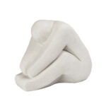 EVERLY ΔΙΑΚΟΣΜΗΤΙΚΗ ΦΙΓΟΥΡΑ 44x28x35cm POLYRESIN ΛΕΥΚΟ 029922 - Image 4