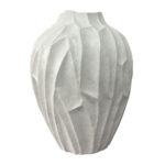 SPETEL ΒΑΖΟ 42x41x53cm POLYRESIN ΛΕΥΚΟ 029959 - Image 2