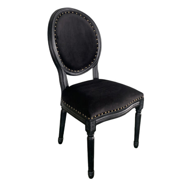 LOUIS ΚΑΡΕΚΛΑ ΜΑΥΡΟ 49x49x99cm 03-0917 - Image 6