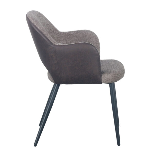 ASCOT ΚΑΡΕΚΛΑ ΚΑΦΕ ΣΚΟΥΡΟ 60x63.5x79 03-1064 - Image 12